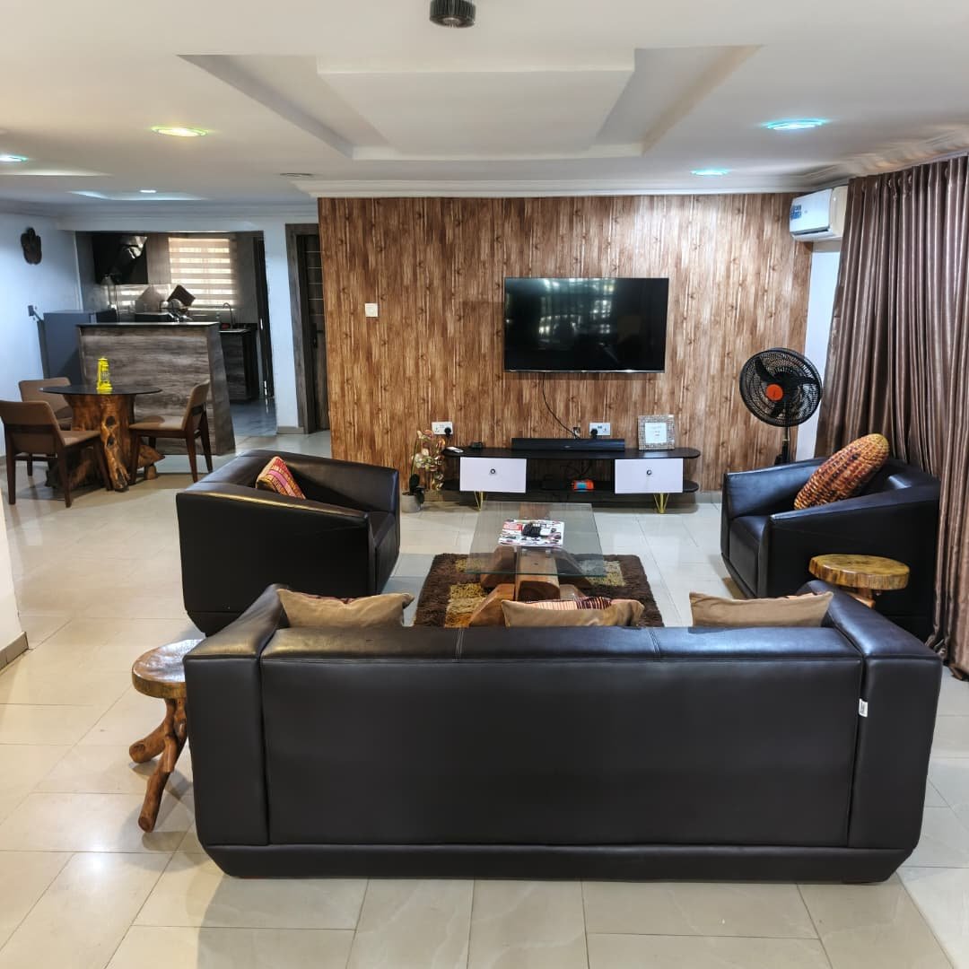 Elegant Shortlet Apartment Interior Decoration at Igbalode Ibadan
